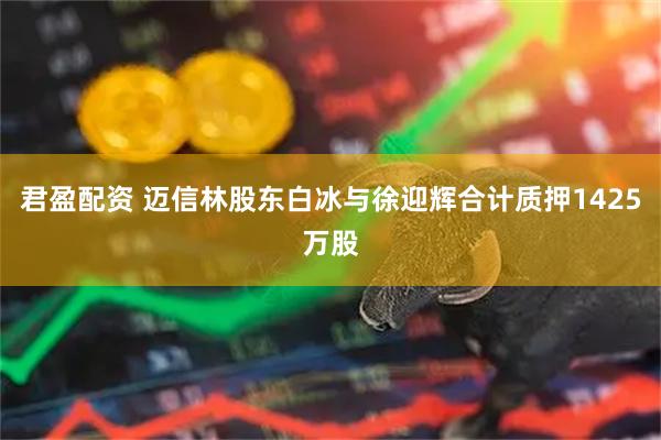 君盈配资 迈信林股东白冰与徐迎辉合计质押1425万股
