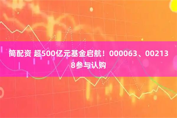 简配资 超500亿元基金启航！000063、002138参与认购